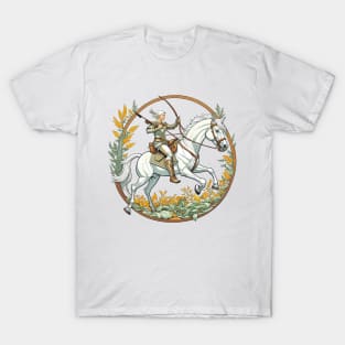 Fantasy Retro Wood Elf RPG Design T-Shirt